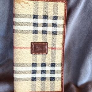 Burberry Nova check leather wallet